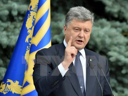 Tổng thống Ukraine Petro Poroshenko.